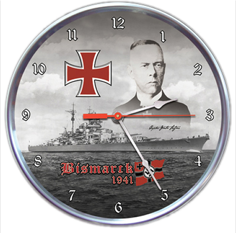 Bismarck 1941 Collectible Wall Clock